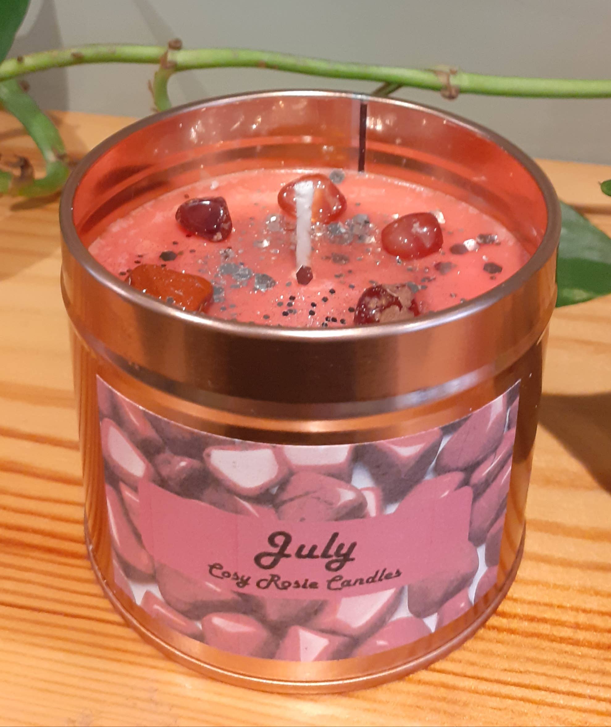 Cosy Rosie Candles - Wholesale Travel Candles - Handmade Birth Month Candles Crystals Gift4