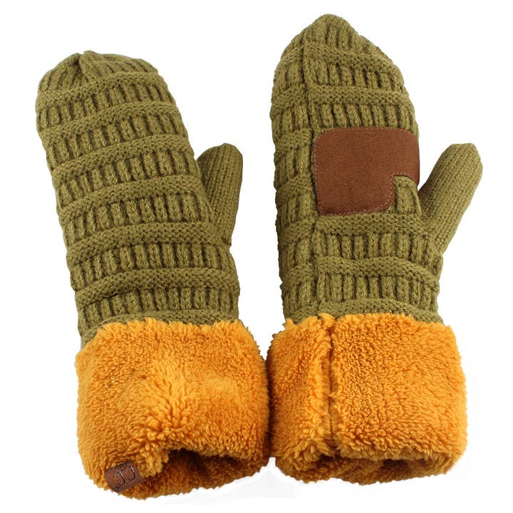 Truly Contagious - Wholesale Mittens - Women's - CC Color Block Unisex Mittens ( MT-57 )7