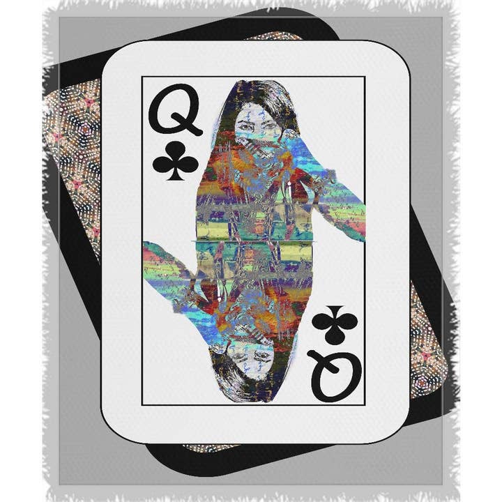 Speel je hand... Queen Club nr. 4 geweven deken voor wholesale door 3 Piece Urban Artisan