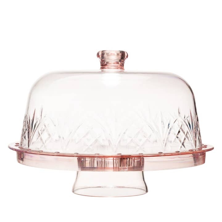 Dublin Blush Acryl 6-in-1 Kuchenhaube für den Großhandel von Godinger