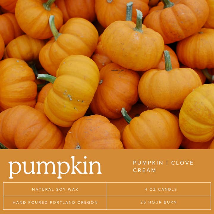 Dana Herbert - Wholesale Travel Candles - Pumpkin Candle 4 oz. Tin1