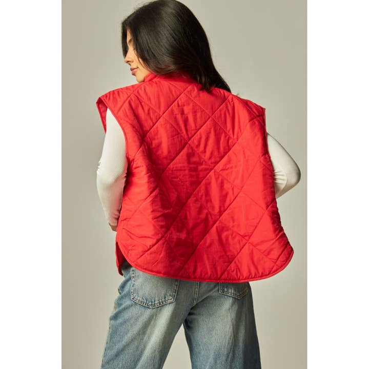 HiteJeans - Wholesale Outerwear Vest - Women's - Oversized Puffer Vest