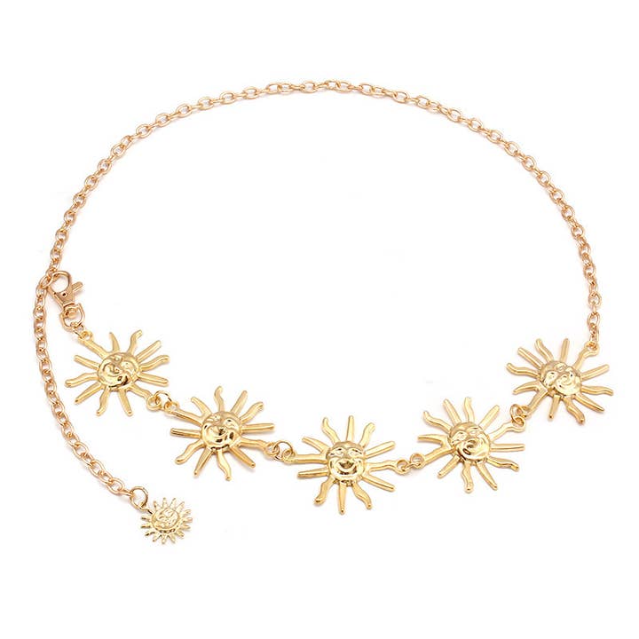 Tourtiwi - Wholesale Belt - Women's - Sun Moon Waist Chain, Metal Body Chain4