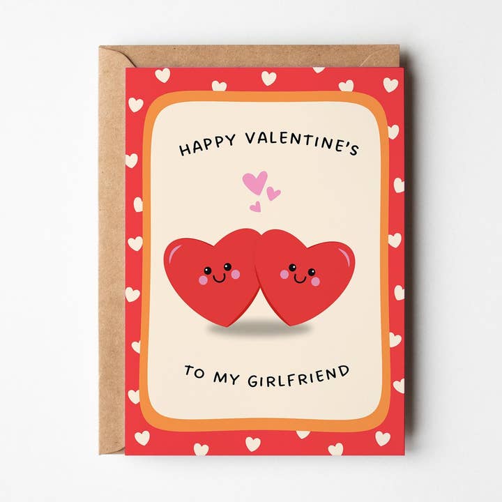 Hjerte Valentinskort til kæreste for engroshandel hos PulpKo