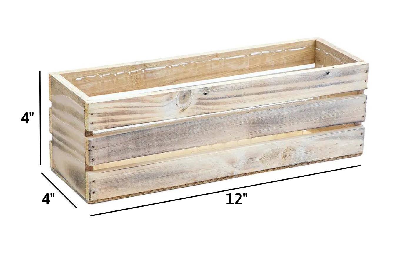 UNIMIX FLORAL – Großhandel Hochbeet – Holzkisten-Pflanzgefäße mit Kunststoffeinsatz, 30 x 10 cm9