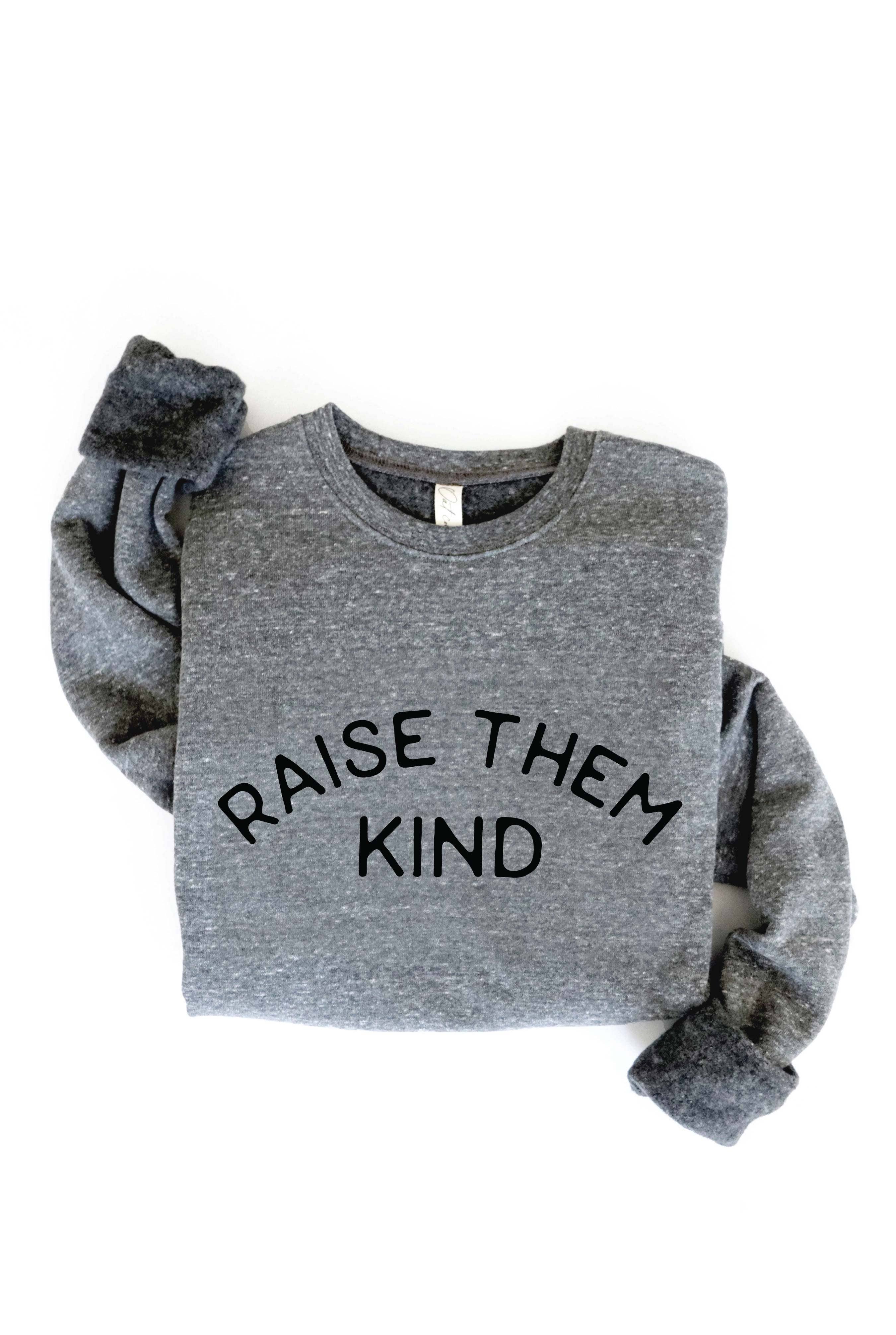 OAT COLLECTIVE - Wholesale Graphic Sweatshirt - Women's - RAISE THEM KIND Graphic Sweatshirt8