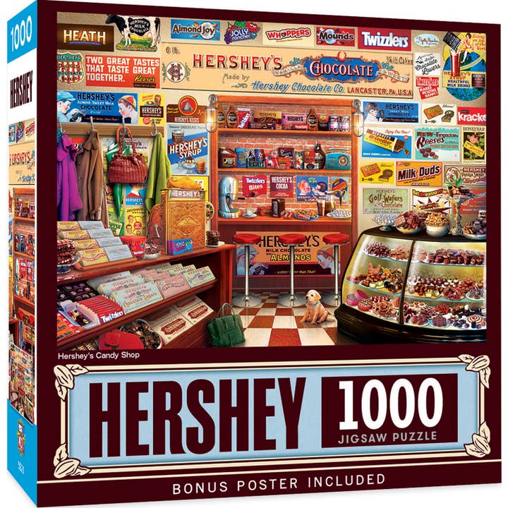 Masterpieces Puzzles - Wholesale Puzzle - Adult - Hershey's Candy Shop - 1000 Piece Puzzle