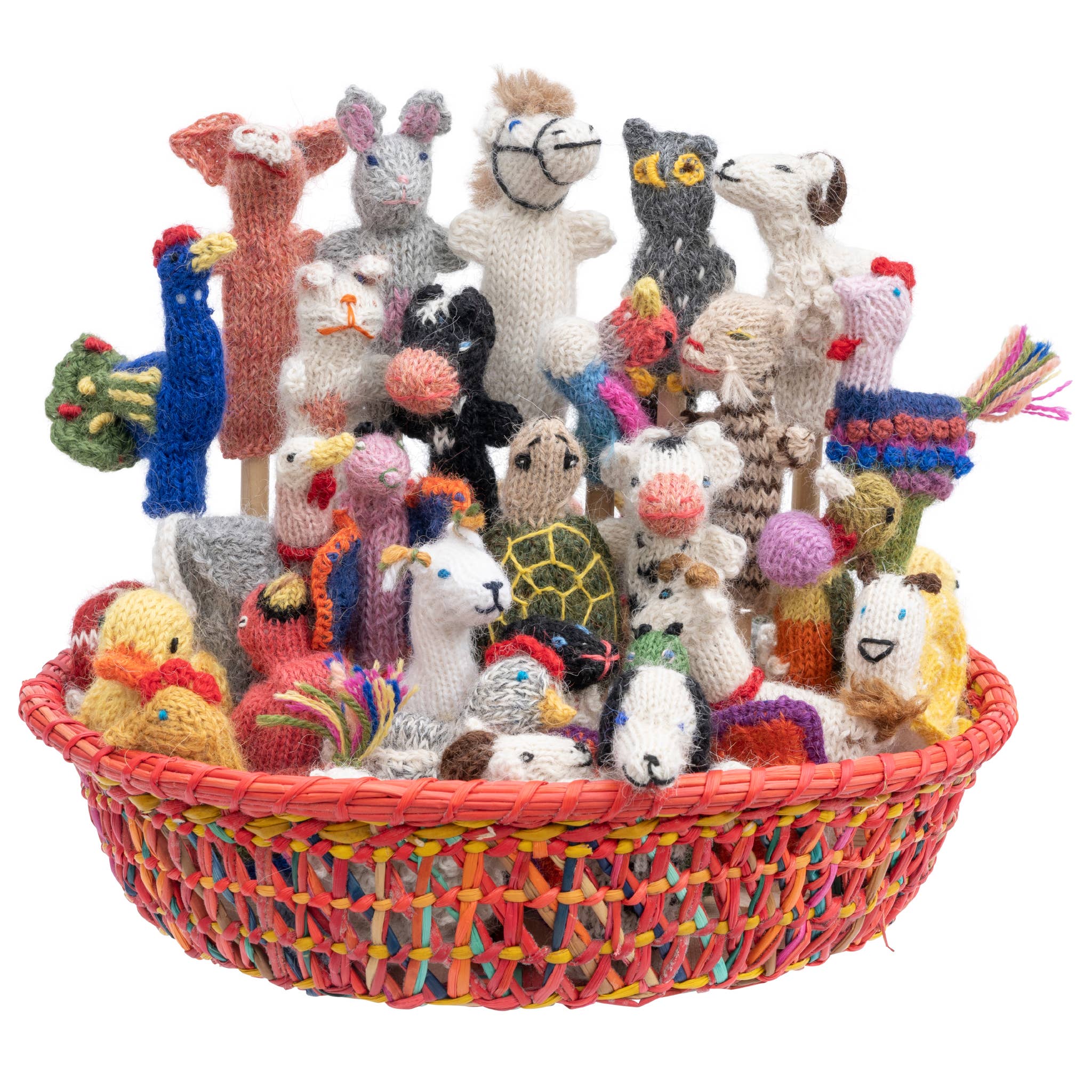 Lucuma Designs - Wholesale Finger Puppet - Kids & Baby - Farm Animal Mix Alpaca Finger Puppet (sold in 50's) - Stocking Stuffer1