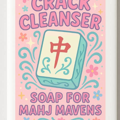 Crack Cleanser Mahjong Soap - 3 options for wholesale by 1111 Elm Candle & Soap Shoppe