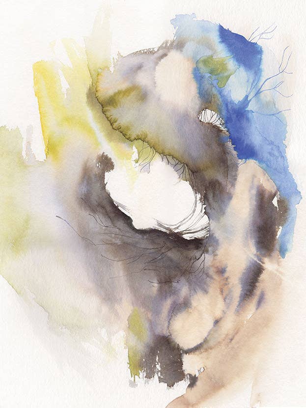 Aquarelle La désintégration pour la vente par Araceli García Illustration