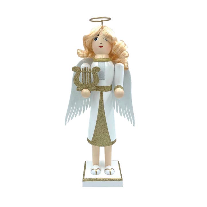 Santa’s Workshop Inc. - Wholesale Holiday Nutcracker - 14" Angel Nutcracker