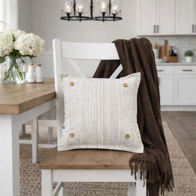 PillowPanels - Wholesale Throw/Decorative Pillow - SQUARE PILLOW ONLY: (with insert) SQUARE TICKING PILLOW6