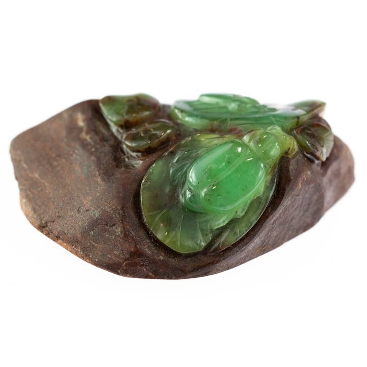 Chrysopras Beatle statuer Figurer for engroshandel hos Asian Ethnic Art