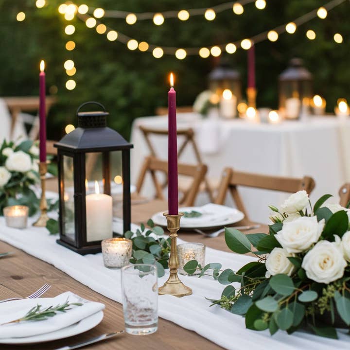 Coloured Beeswax Taper Candle | Pink Orchid | 25cm for wholesale by Serenes Beeswax Chandlery