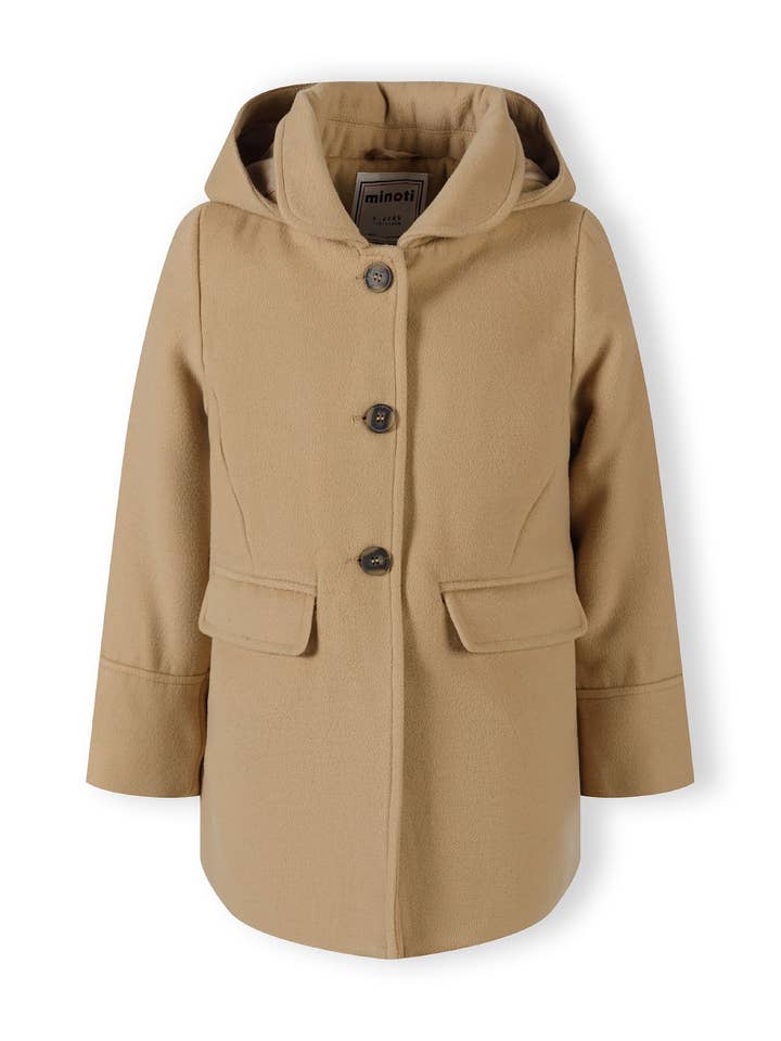 Cappotto imbottito da ragazza con colletto per la vendita all'ingrosso da parte di Minoti sp. z o.o.