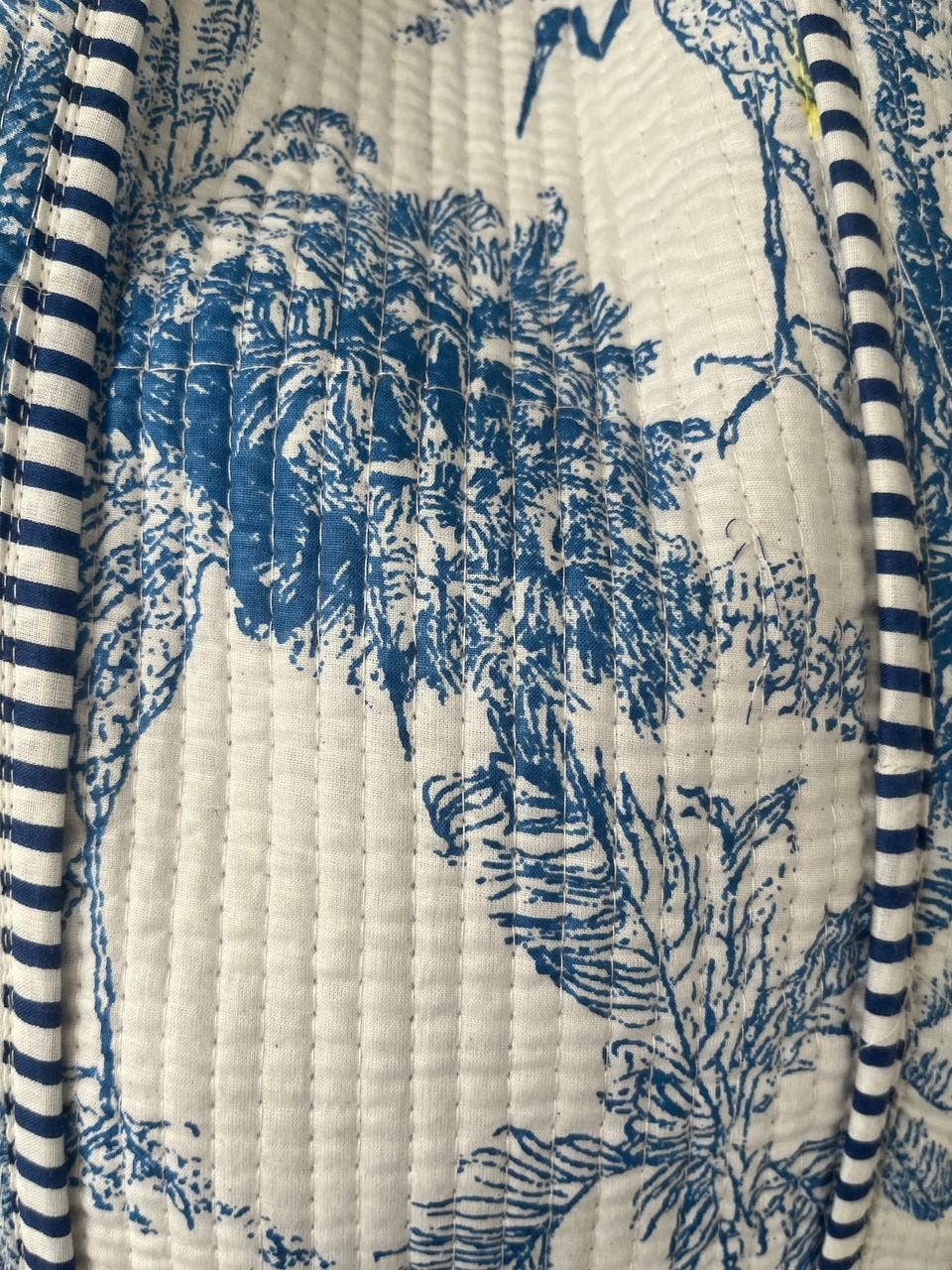 Bhawana Handicrafts - Wholesale Draagtas - Dames - Handgemaakte multifunctionele gewatteerde tas met katoenblokprint2