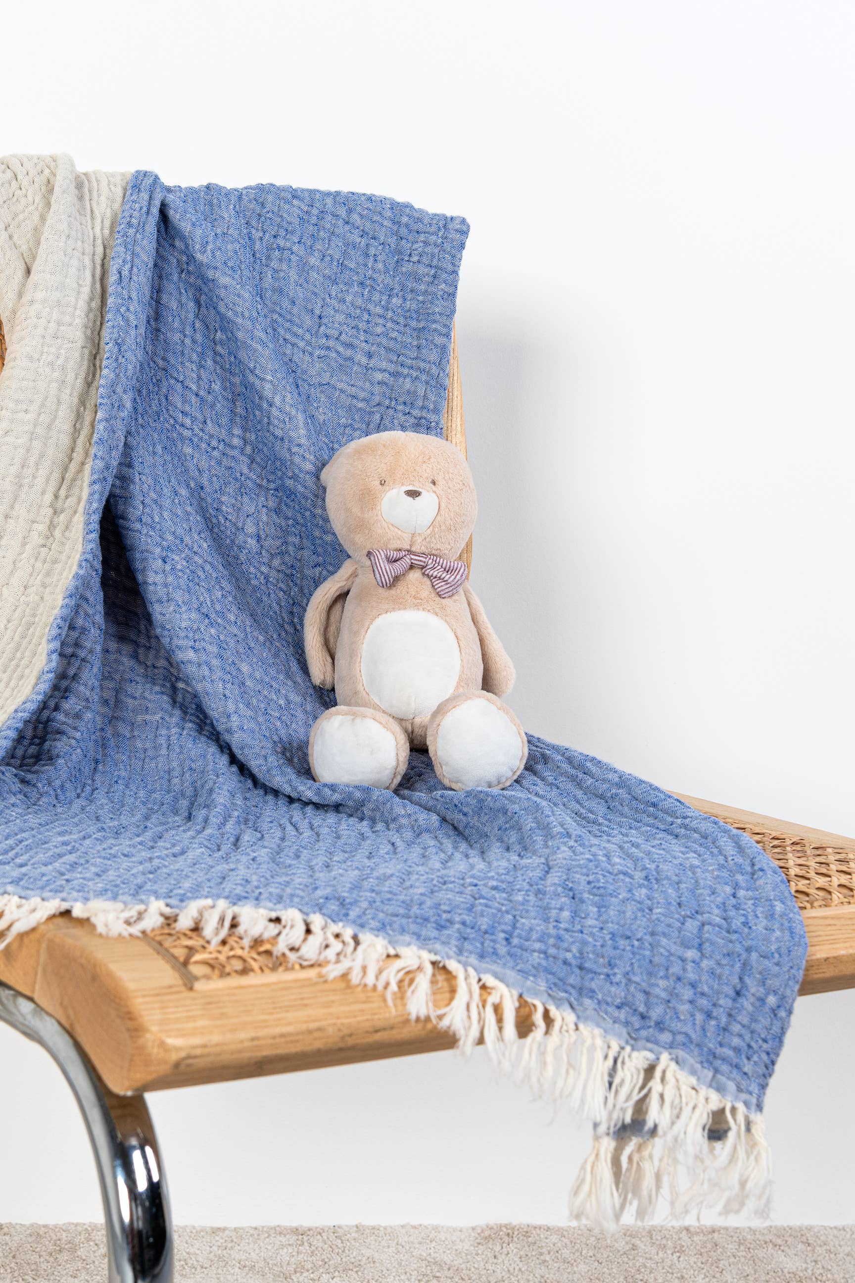 o cactuu - Wholesale Bedding Blanket - Kids & Baby - Blue Muslin Blanket for Kids - LAST UNITS1