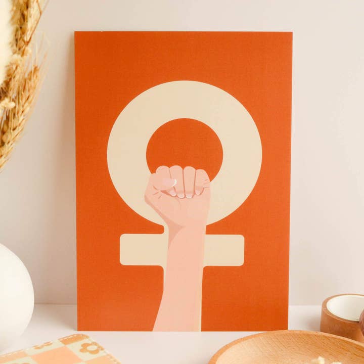 Women Empowerment Art Print for wholesale by Peach Dust Collective