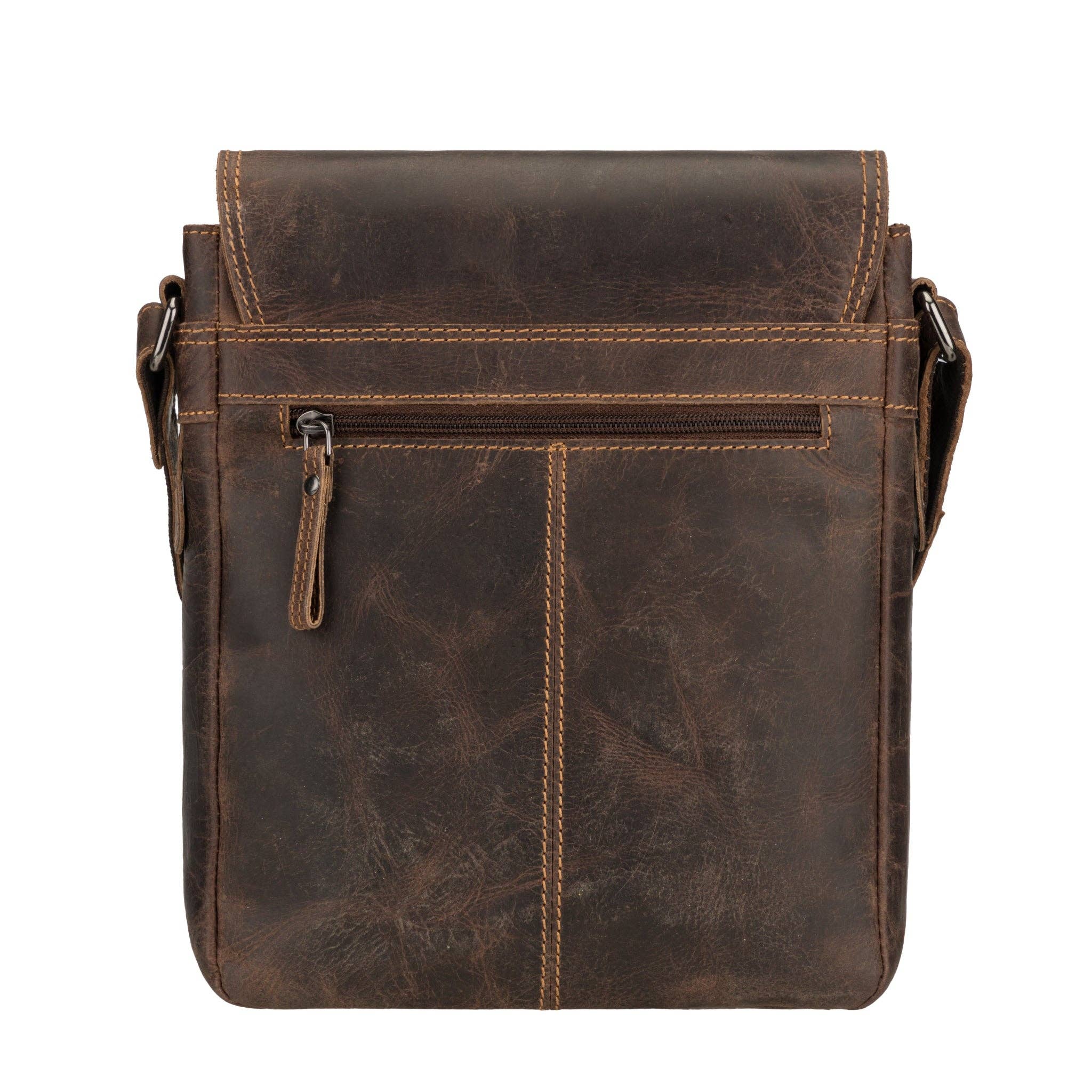Minori Leather - Wholesale Messenger Bag - Unisex - Halifax Leather Crossbody Bag – Unisex – Brown4