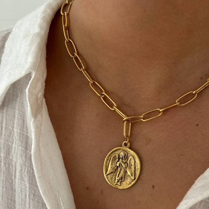 Cola Stacks - Wholesale Pendant/Charm Necklace - Guardian Angel Necklace1