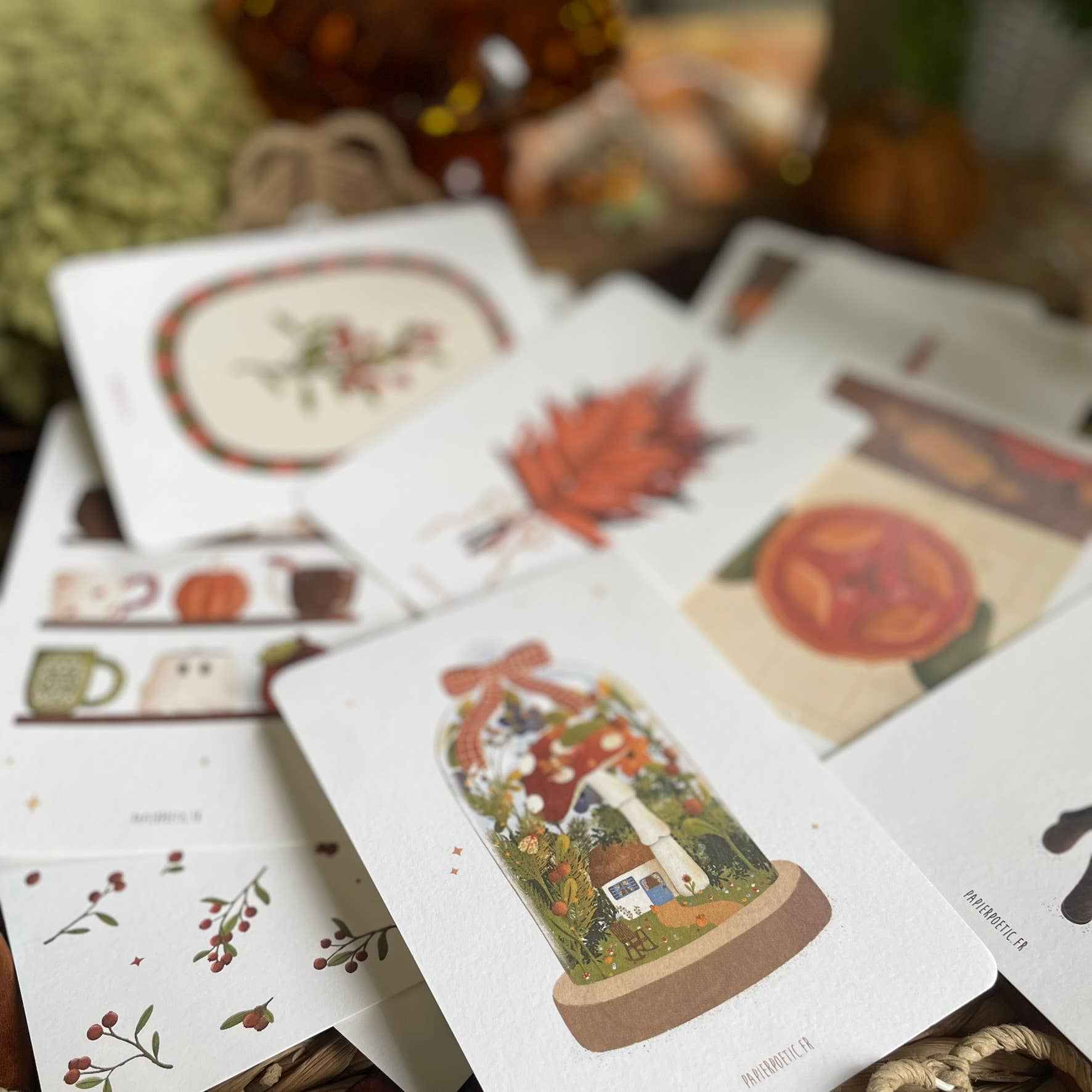 Papier Poetic - Vendita all'ingrosso Cartoline - Cartolina / Carta "Campana incantata"2