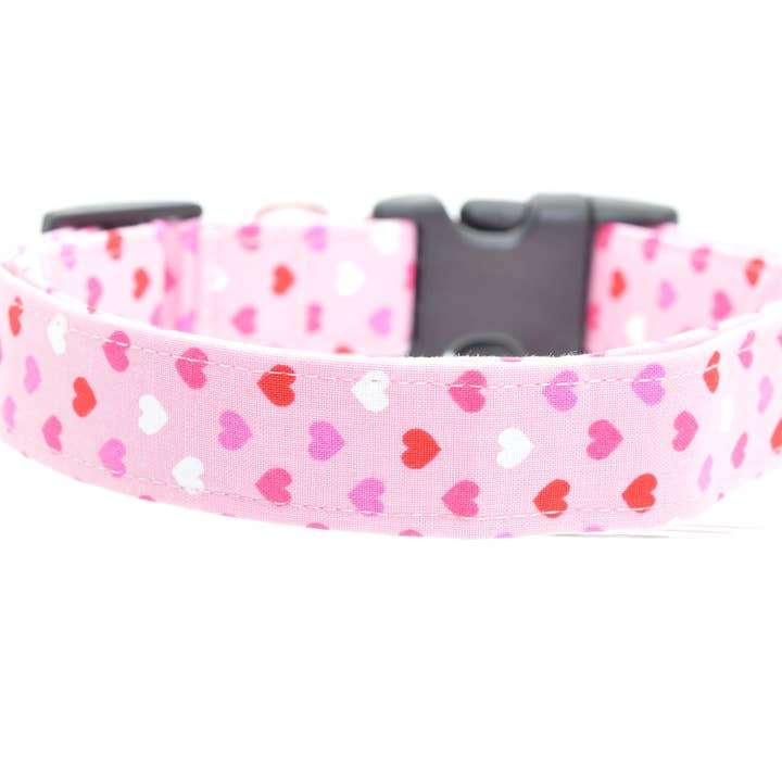 Rosa Hjärtan Krage för wholesale av Dog Collar World