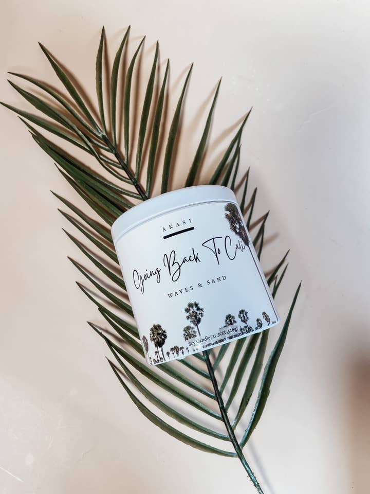 Going Back To Cali - 11.5oz Hand Poured Soy Candle for wholesale by House Of Akasi