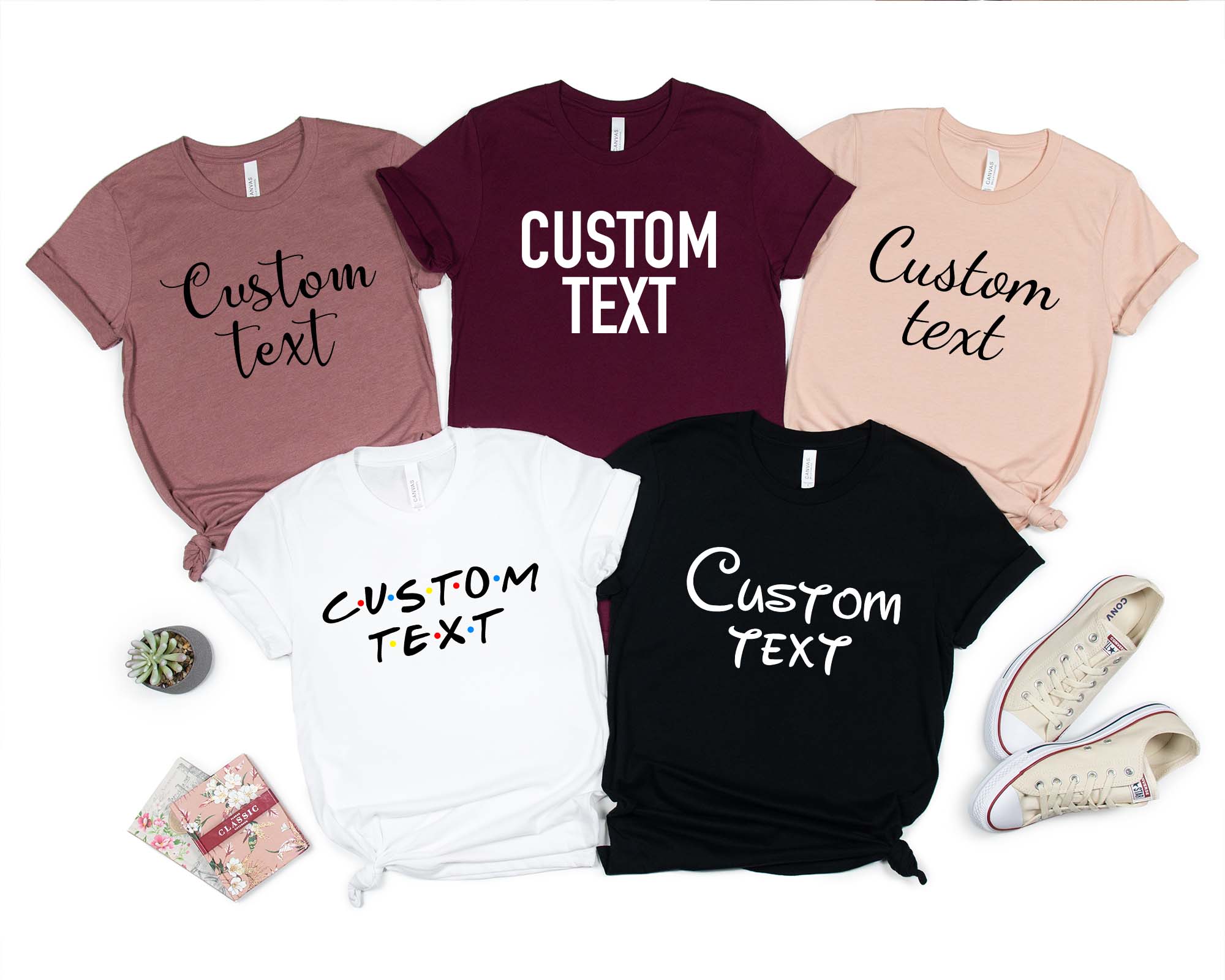 Print The Dream - Wholesale Screen Printed T-Shirt - Women's - Custom Shirt, Custom Text T-shirt, Your Logo Tshirt13