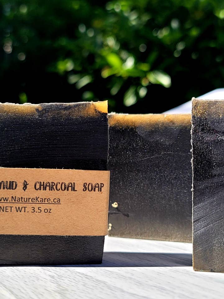 Dead Sea mud & Charcoal Soap| acne soap| thick lather soap| for wholesale by NatureKare