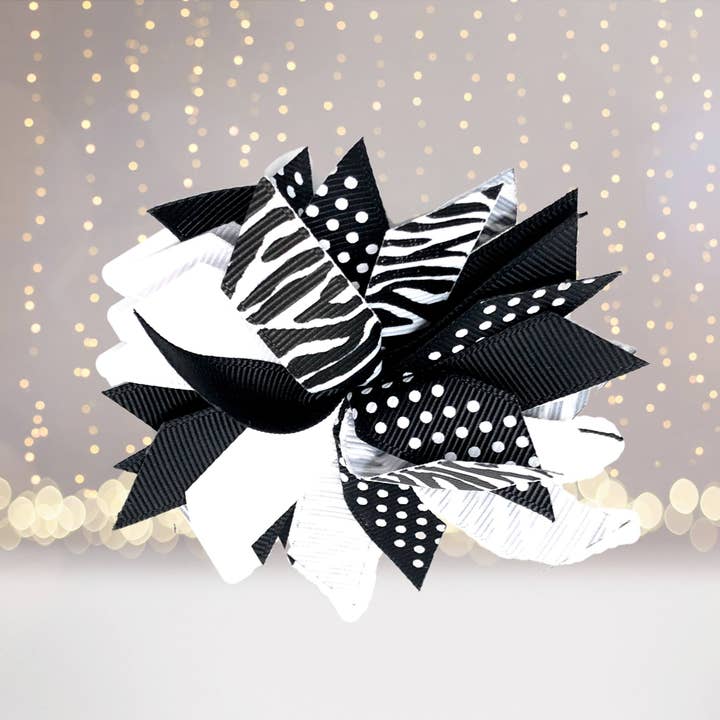 Chicky Chicky Bling Bling - Wholesale Hair Bow - Kids - Girls Small Pom Pom Hair Bow