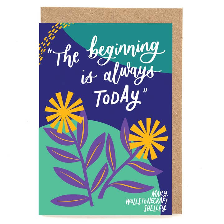 Fun and motivational quote card for friends for wholesale by Now Then, Sunshine!