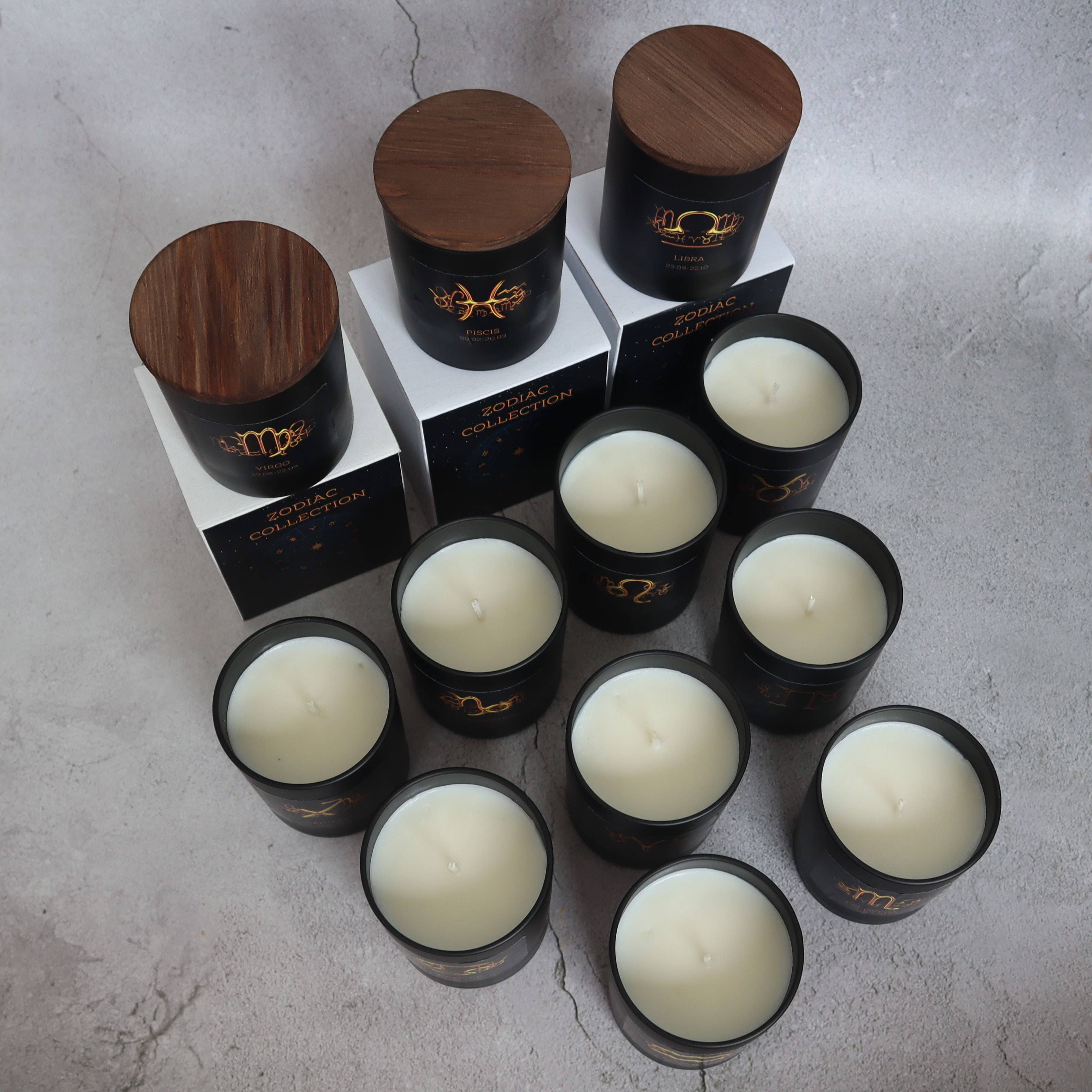 Velas Galbis - Jose Galbis Soler, S.L. – wholesale Burkljus – Zodiac Collection doftljus i 100 % naturligt vegetabiliskt vax1