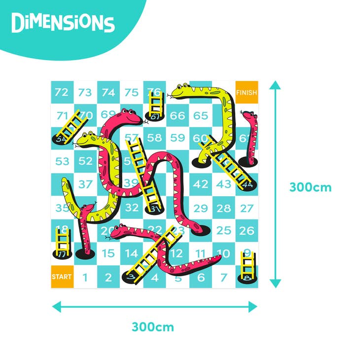 The Twiddlers - Wholesale Board Game - Giant Snakes and Ladders Game2