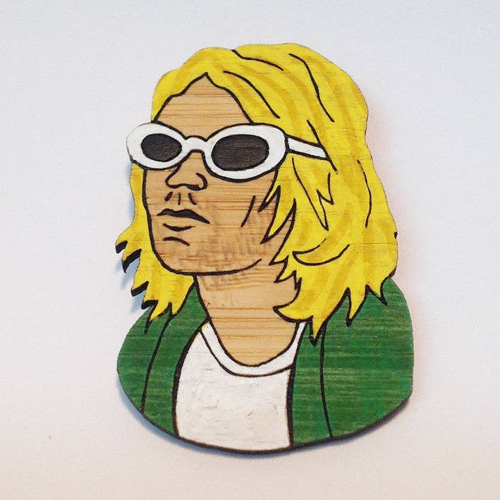 Milk Thieves - Wholesale Brooch - Brooch: Kurt Cobain2