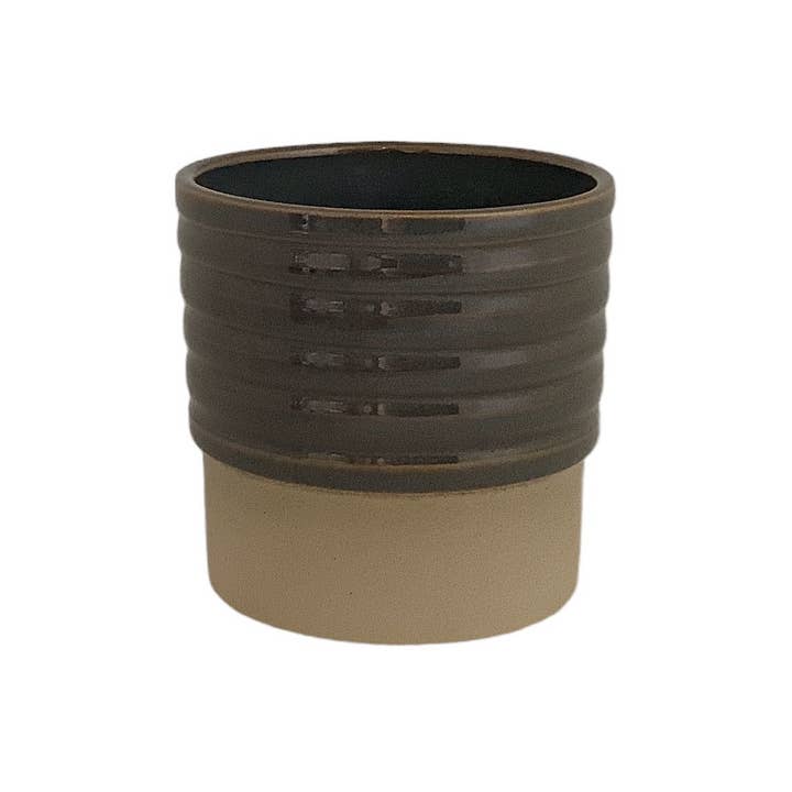 Cellos pot duo noir poussiéreux L pour la vente par Ceramics Limburg