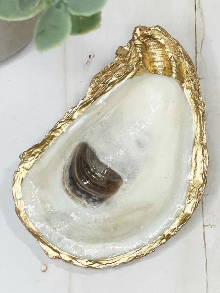 Natural Oyster Trinket Dish for wholesale by Alison Brooke Designs