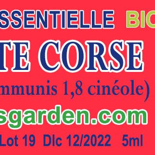 Mardys Garden – wholesale Eterisk olja – Ekologisk Corsican Myrtle eterisk olja