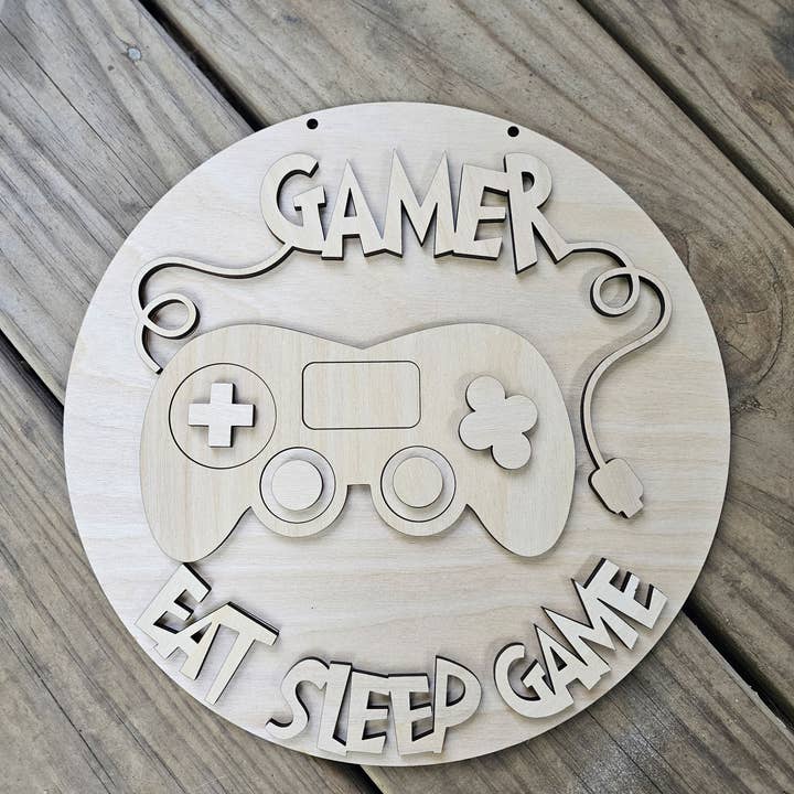 Gamer Door Hanger for wholesale by Severini Designs