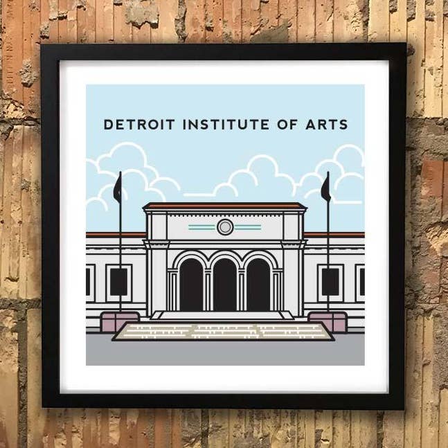 Detroit Institute of Arts print for wholesale by Detroit GT