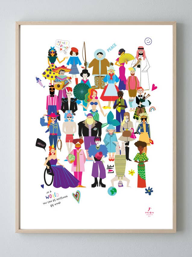 Poster:Stand up for love für den Großhandel von karla & ich