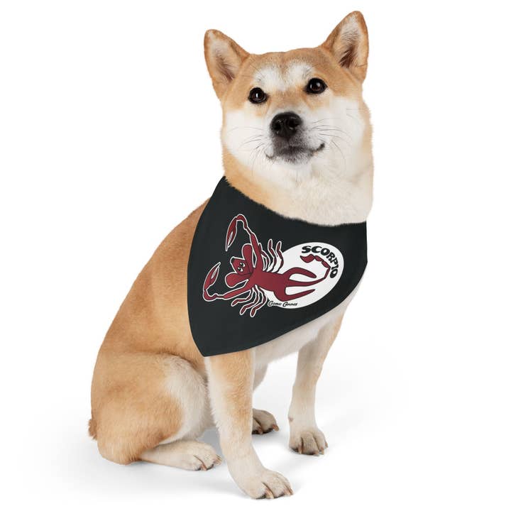 Cozmic Canines - Wholesale Pet Bandana - Dog - Scorpio Pet Bandana Collar3