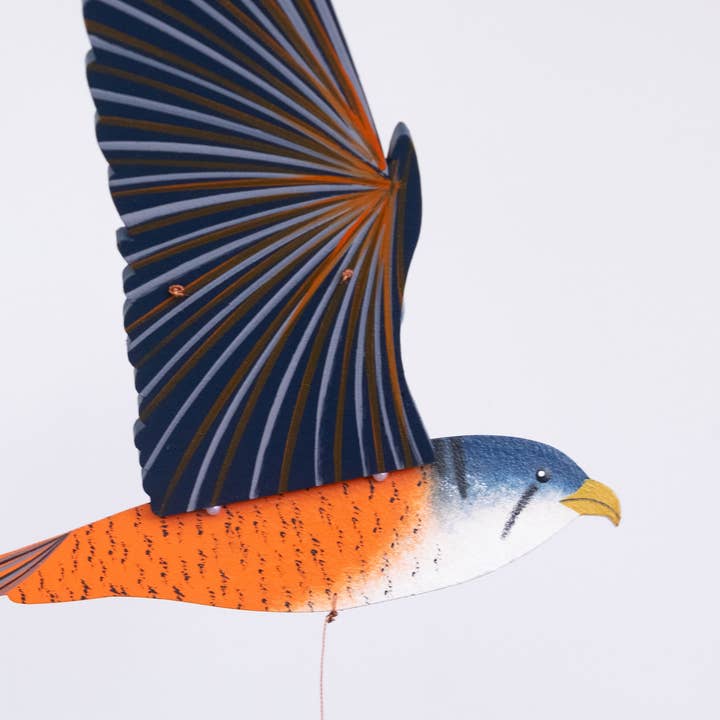 Tulia's Artisan Gallery - Wholesale Mobile - Kestrel Flying Bird Mobile4