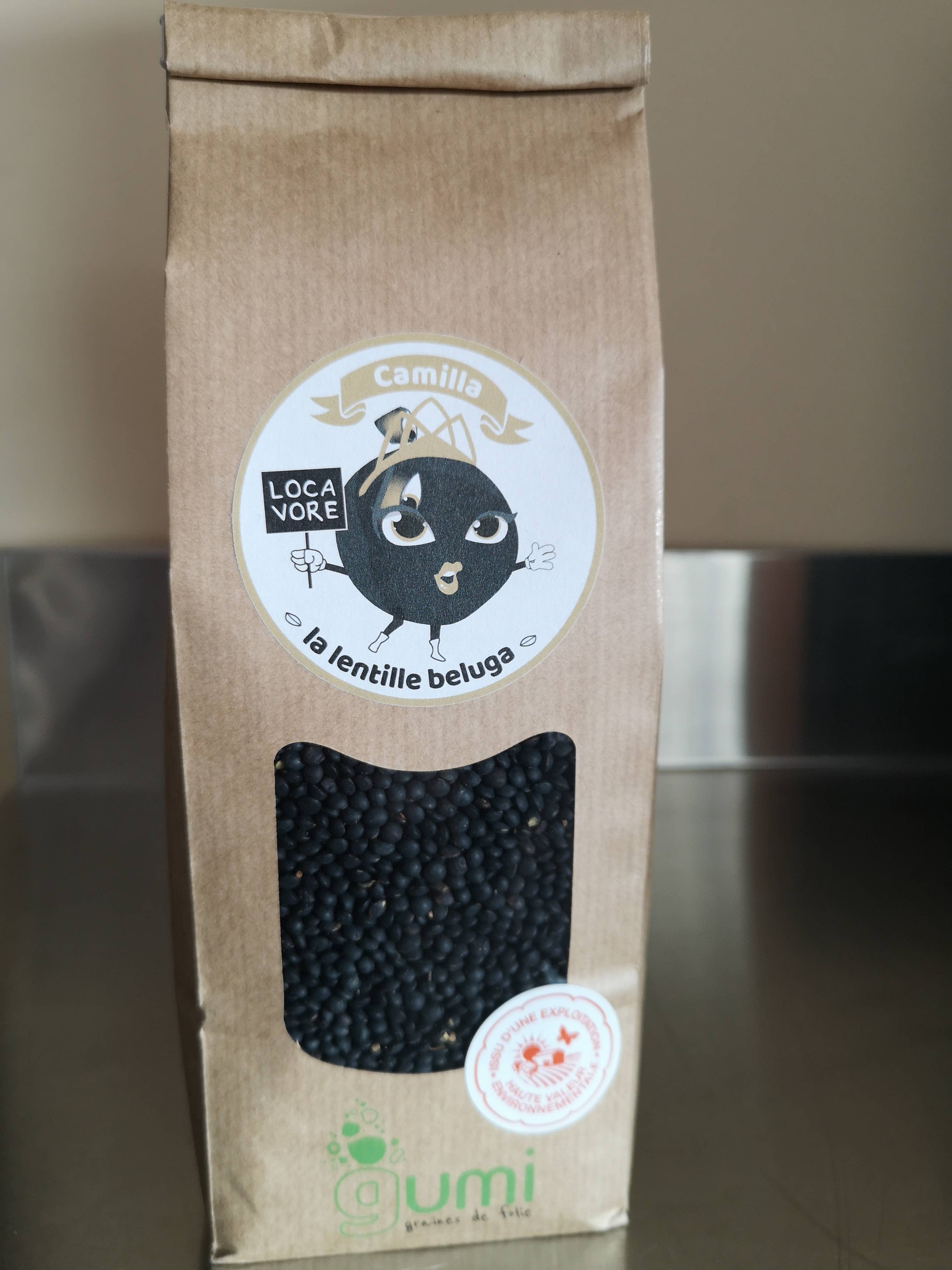 GUMI – wholesale Beans – KRAFT BELUGA LENTILS 500 G1
