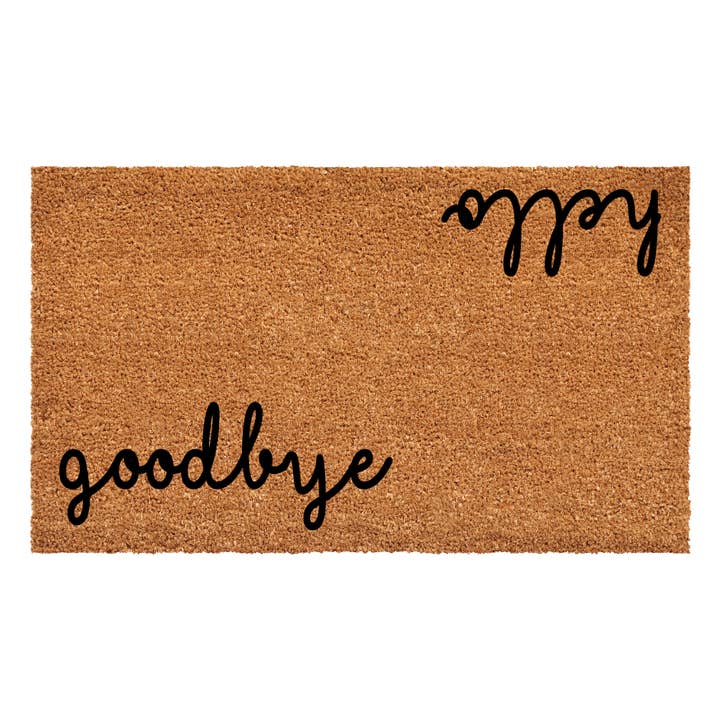 Calloway Mills - Wholesale Door Mat - Hello Goodbye Reversible Doormat