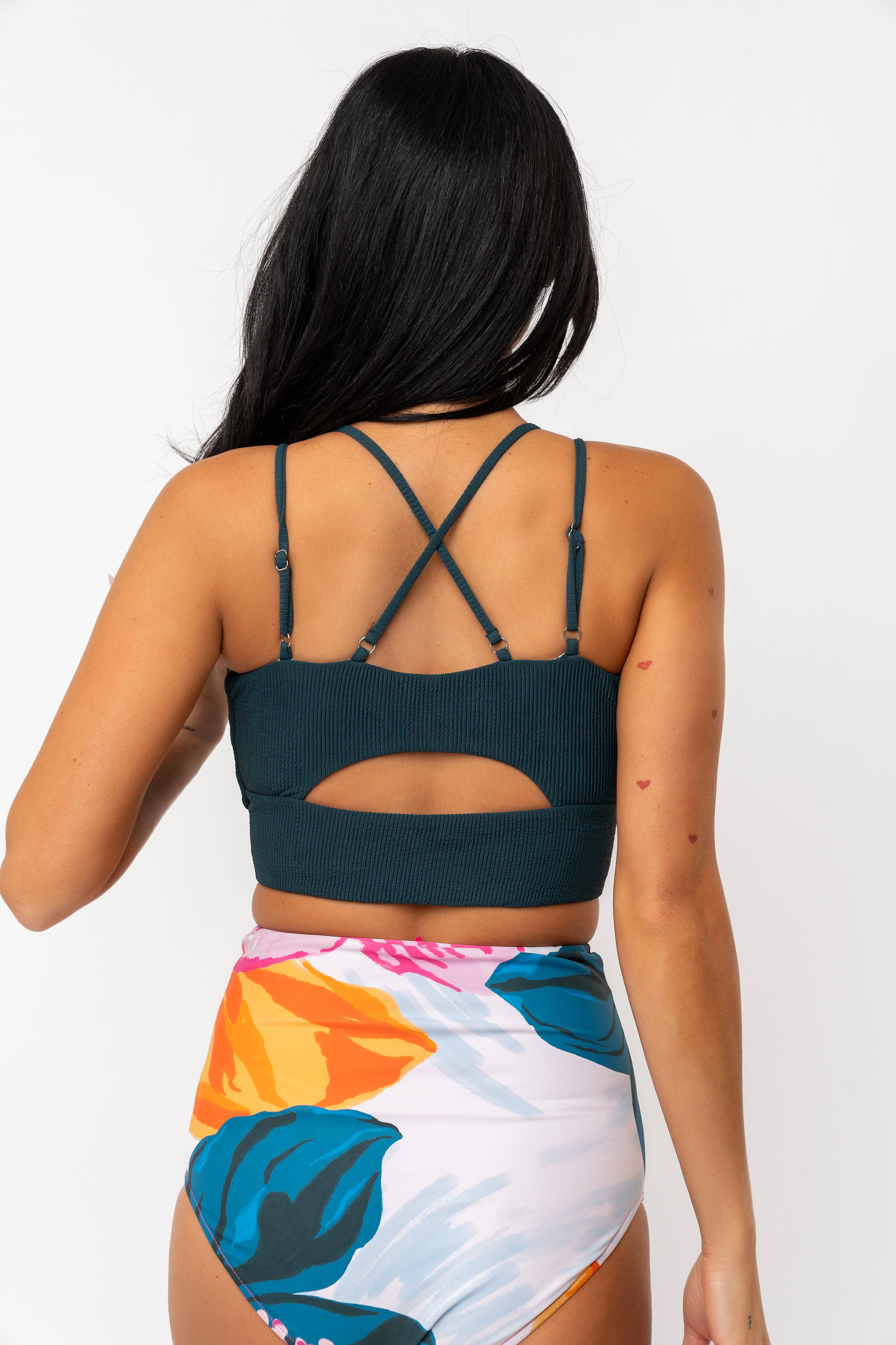 Coral Reef Swim - Vente Bas de maillot de bain – femme - Haut de maillot de bain à double bretelle Deep Lagoon3