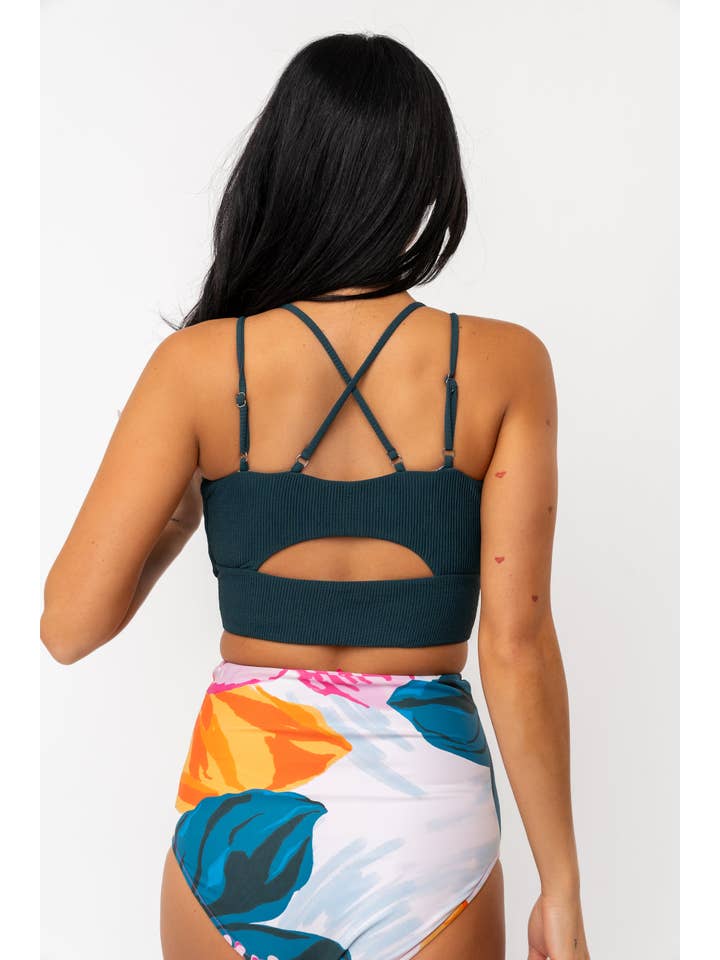 Coral Reef Swim - Vente Bas de maillot de bain – femme - Haut de maillot de bain à double bretelle Deep Lagoon3