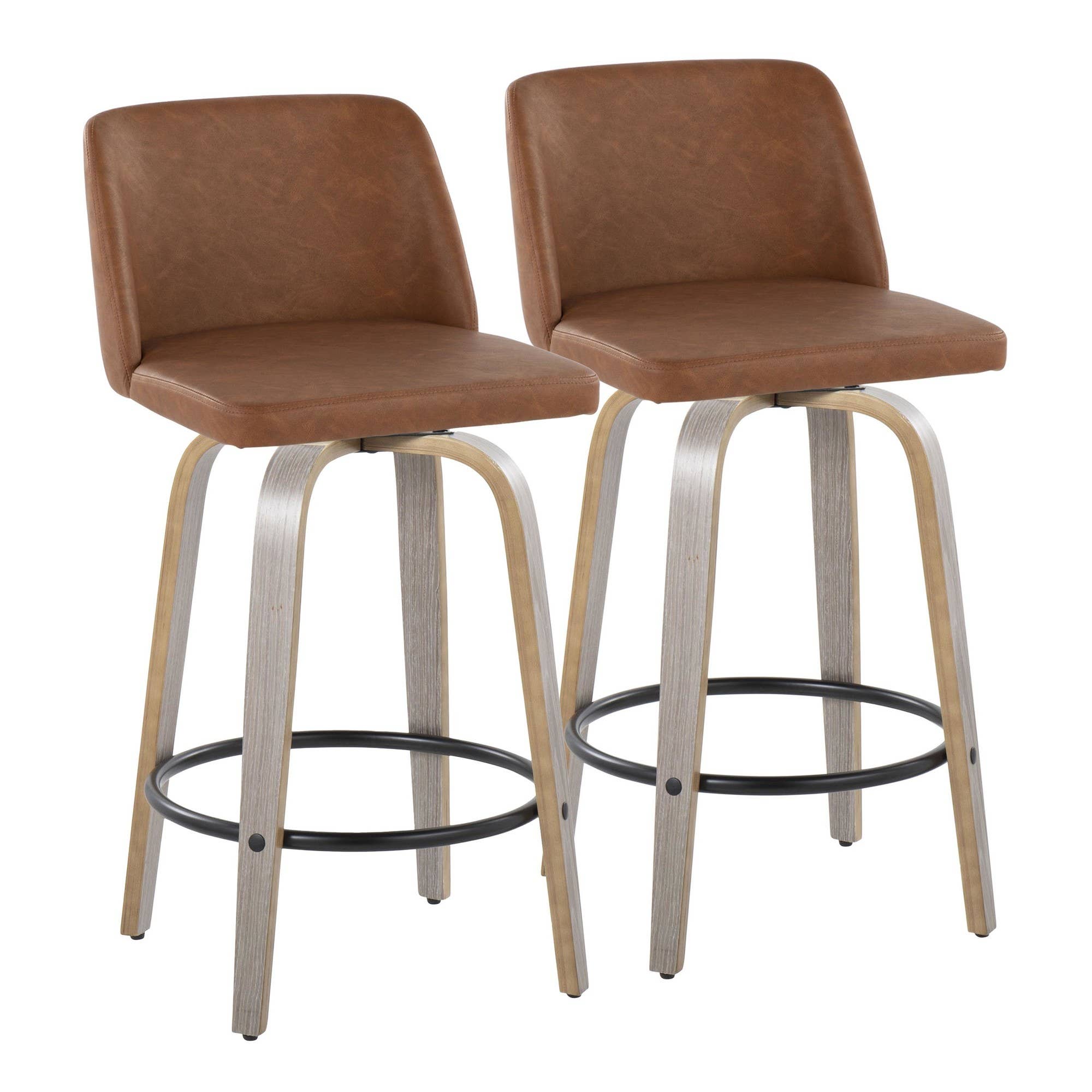 LumiSource and Grandview Gallery - Wholesale Stool - Toriano 26" Fixed Height Counter Stool Q - Set of 250