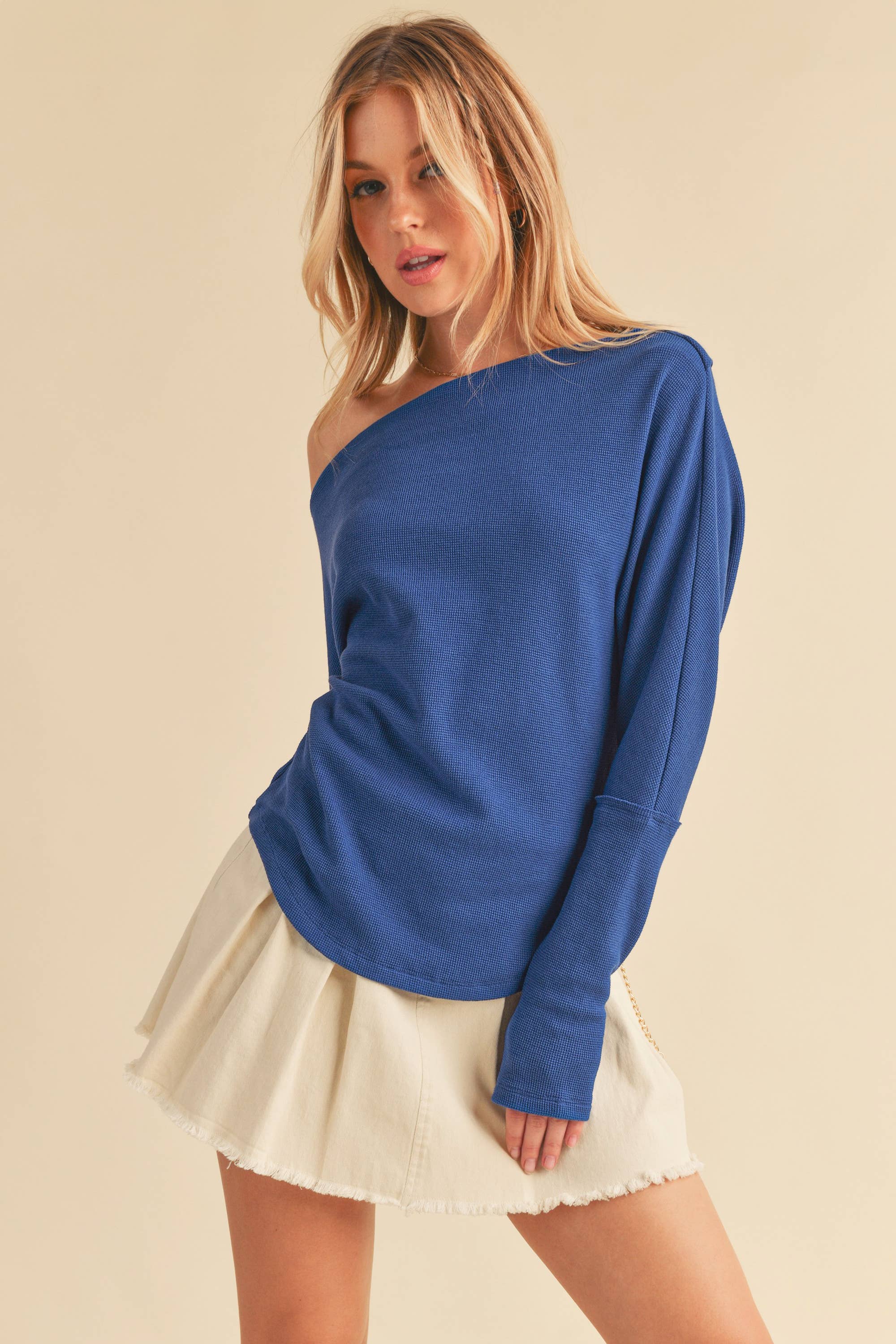 AEMI + CO – wholesale Stickad topp - Dam – 8114BN Lula Termisk topp 114