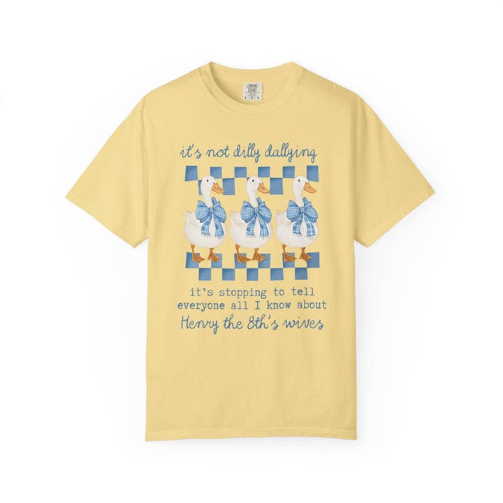 Opal and June - Wholesale Screen Printed T-Shirt - Unisex - Tudor History Tee7