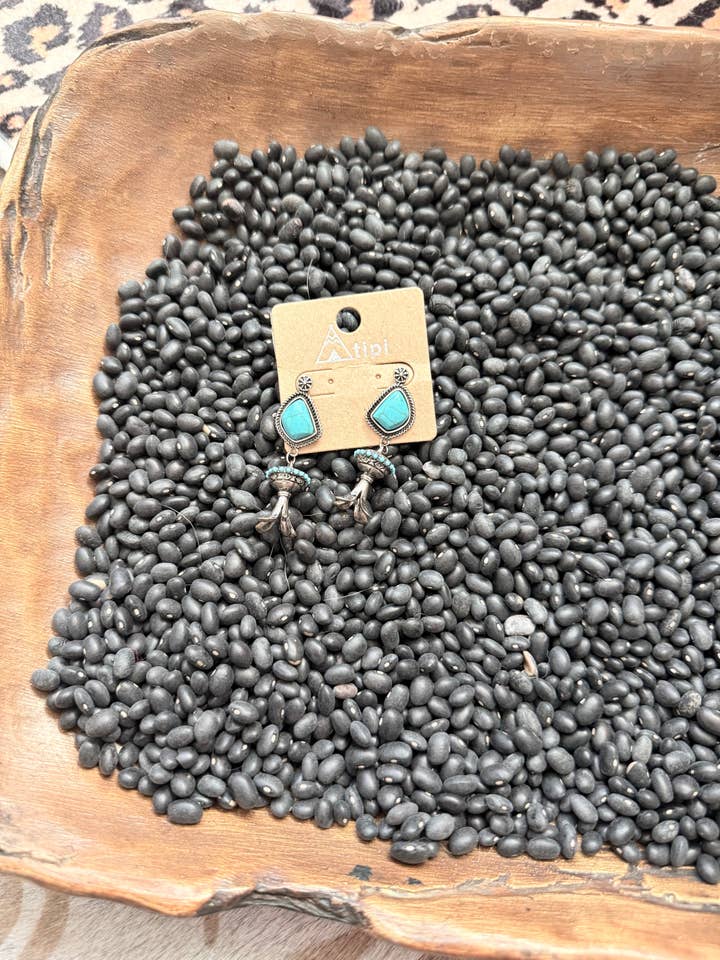 Turquoise Squash Earrings for wholesale by Delanie Nicole